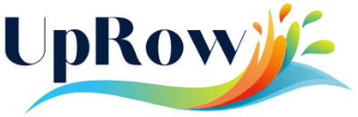 Blue Transparent UpRow Logo